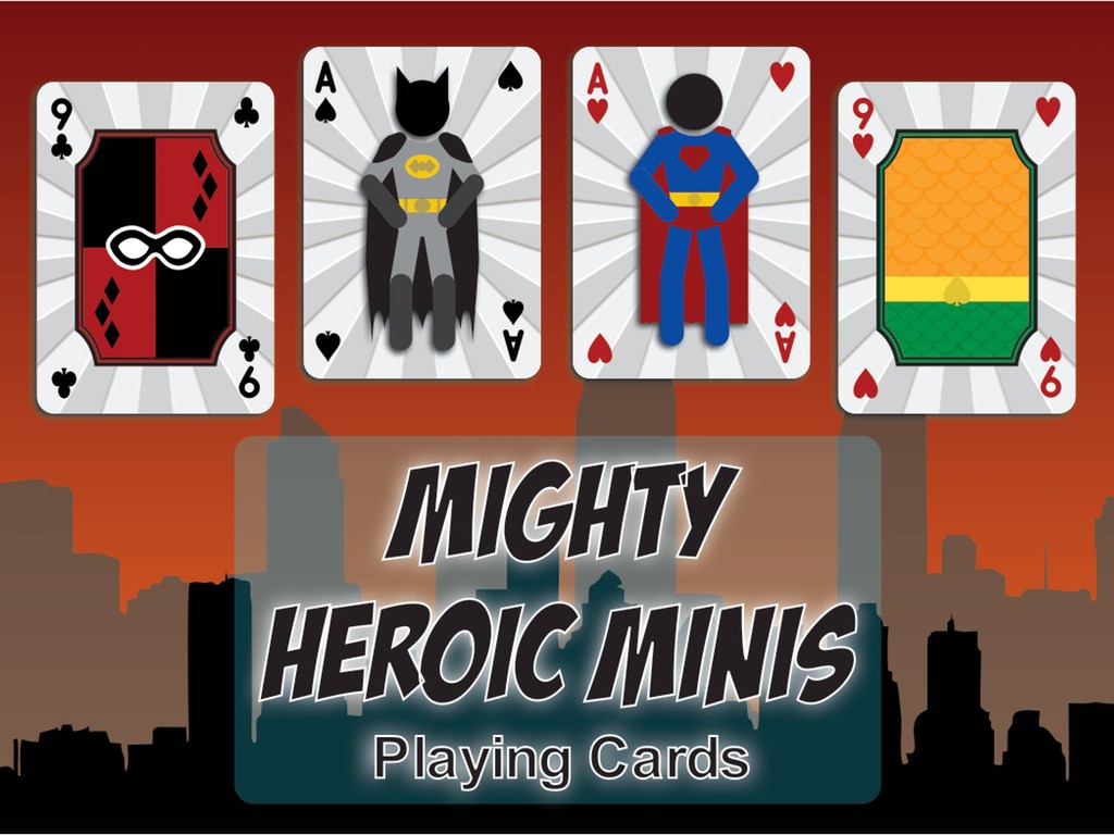 Mighty Heroic Minis Playing Cards