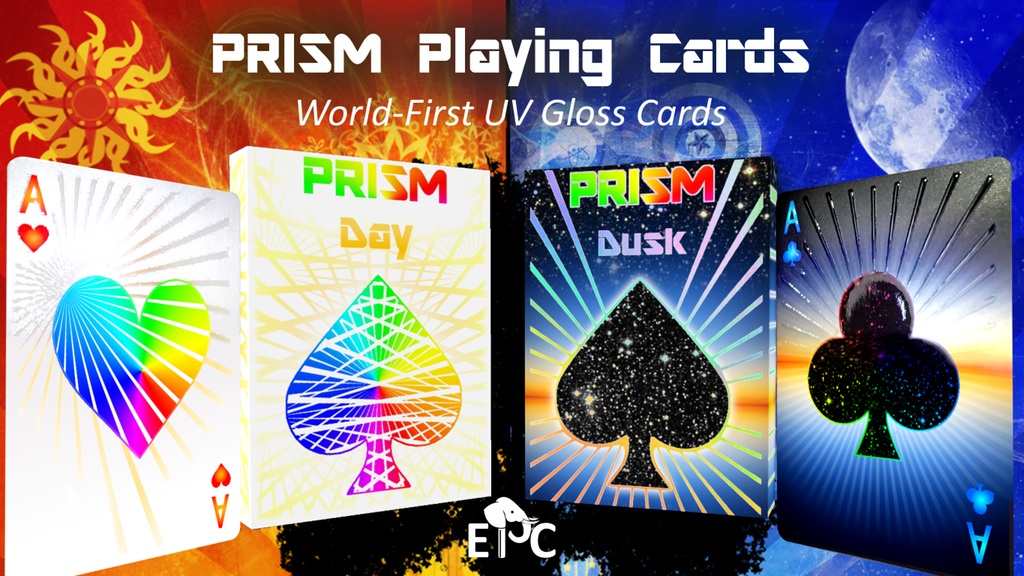 Prism Day and Dusk Playing Cards